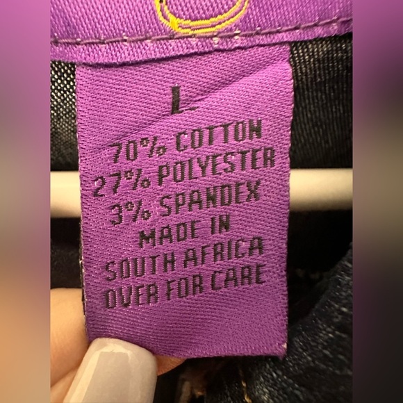 Jypsy Jeans Denim Jacket with Floral Accents - Picture 7 of 8